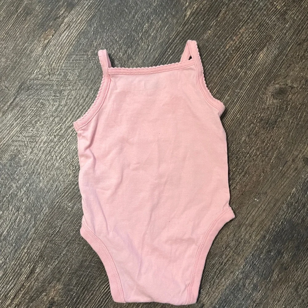 Garanimals Spoiled And Lovin' It Bodysuit‎ Sleeveless Pink 0-3M